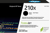 HP 210X High Yield Black Original LaserJet Toner Cartridge, W2100X